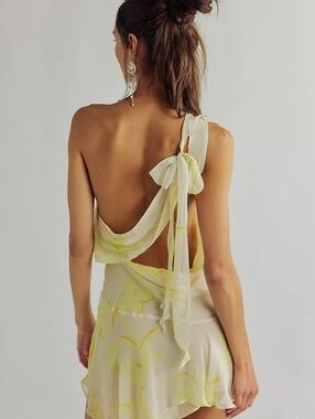 NWT | bec + bridge At Free People Colmar Asymmetric Mini Dress | Festival